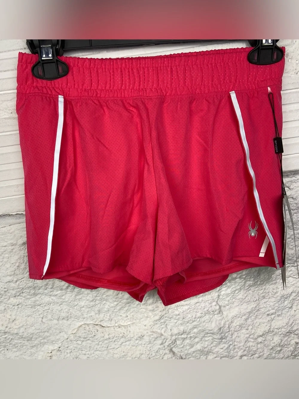 NWT Spyder Hot Pink moisture wicking breathable Performance Running Shorts XS